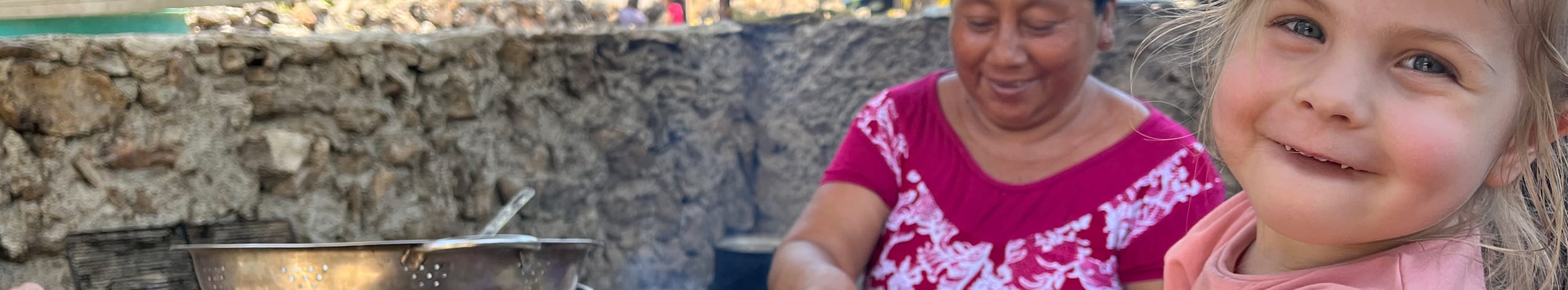 Mexico, Merida, Ellen laver mad med lokale