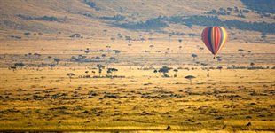 Ballonsafari, Kenya.