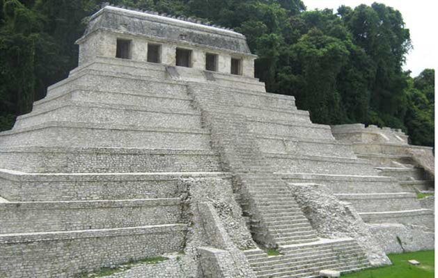 Palenque, Mexico city til Cancun, Mexico