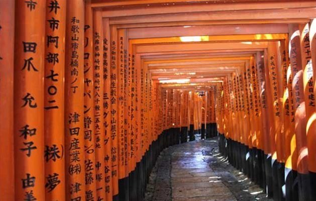 Shinto porte, Kyoto, Japan