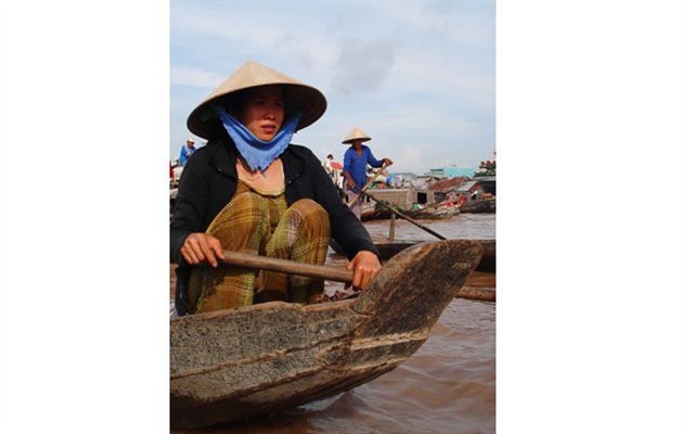Mekong delta i det sydlige Vietnam. Mekong delta i det sydlige Vietnam.