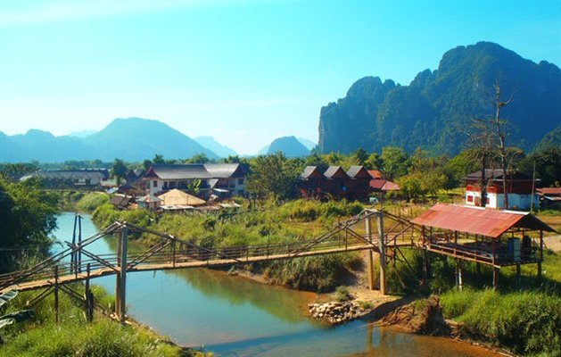 Smukke Vang Vieng, Laos Smukke Vang Vieng, Laos