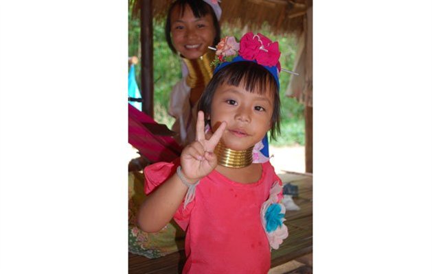 Long neck village i Chiang Mai, Nordthailand. Long neck village i Chiang Mai, Nordthailand.