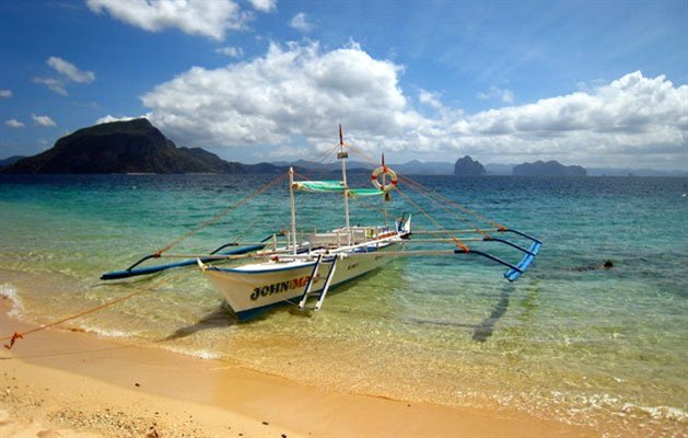 Ø-hopning El Nido, Palawan, Filippinerne. Ø-hopning El Nido, Palawan, Filippinerne.