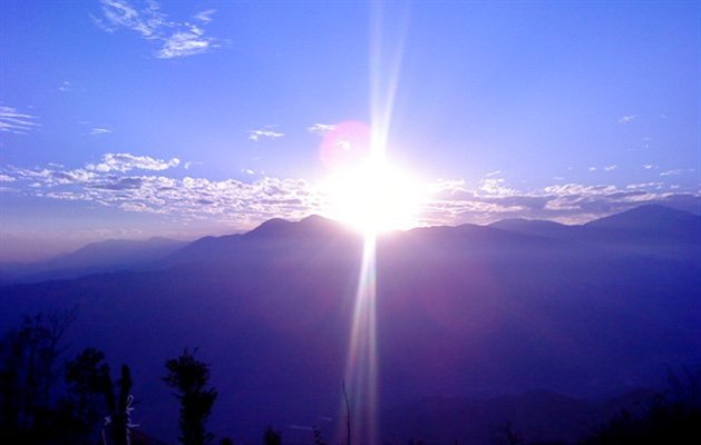 Solnedgang over Himalaya set fra Pokhara, Sarangkot. Solnedgang over Himalaya set fra Pokhara, Sarangkot.