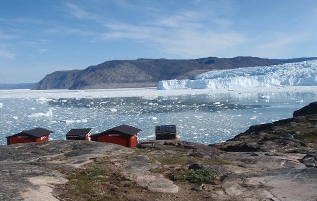 Eqi Ice Camp på Grønland Eqi Ice Camp på Grønland