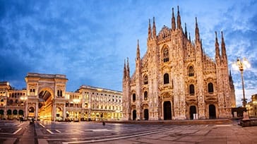 Studietur til Milano, Italien