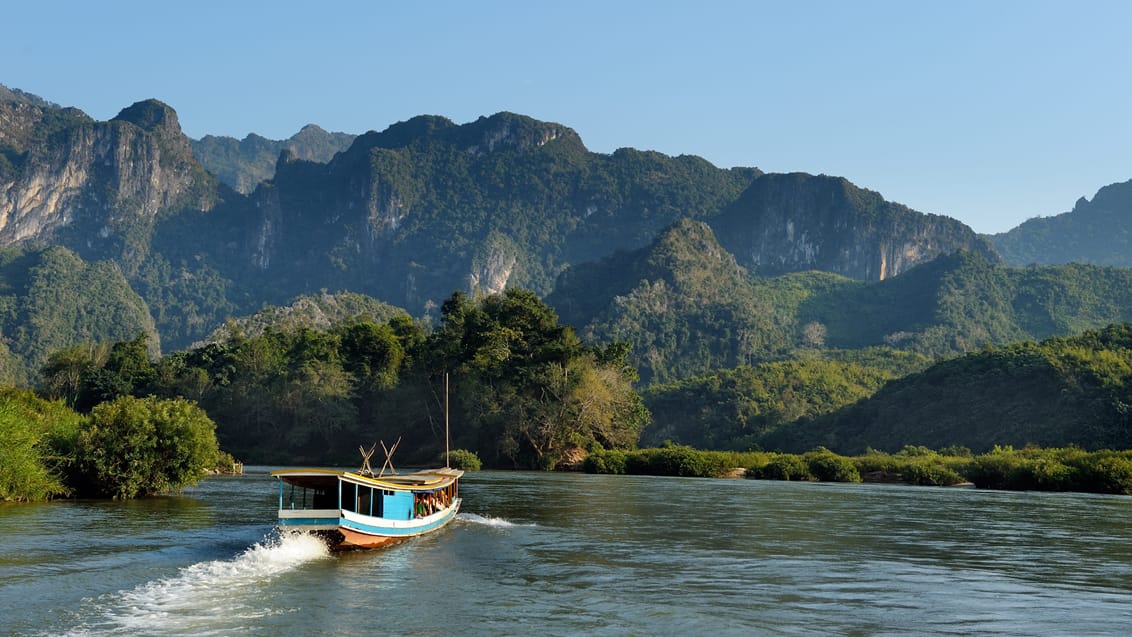 Slowboat i Laos