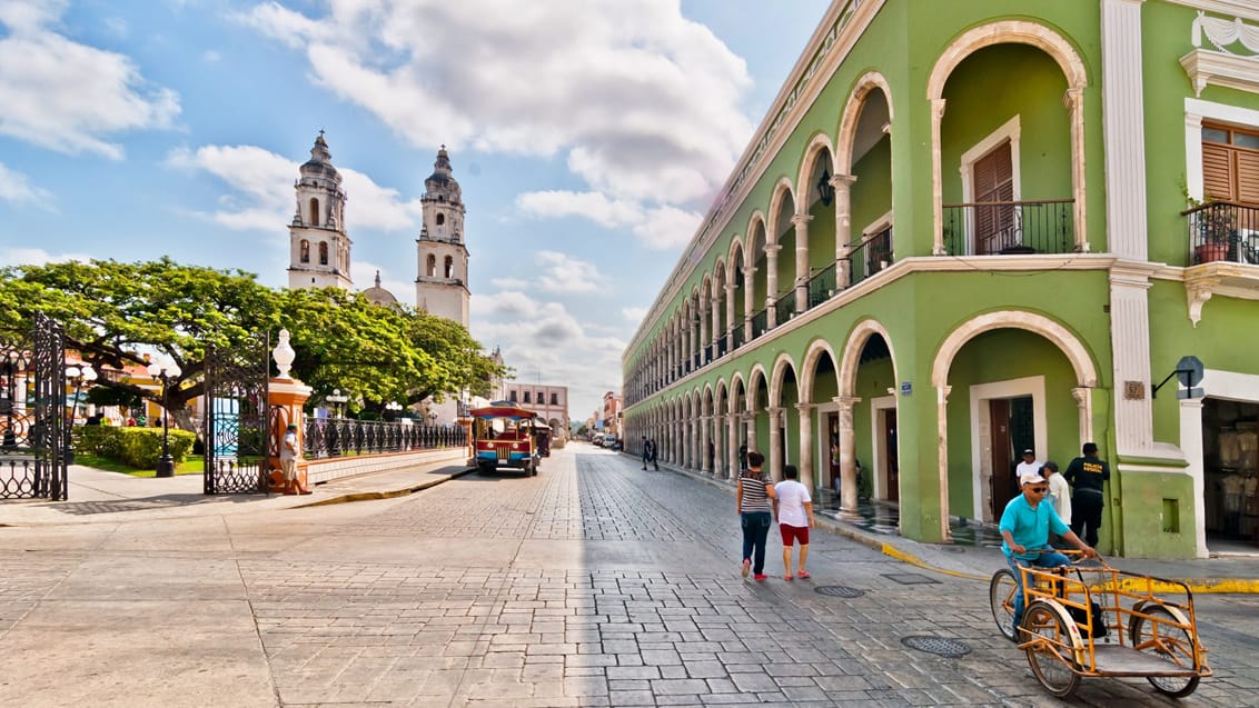 Campeche er en smuk og farverig by