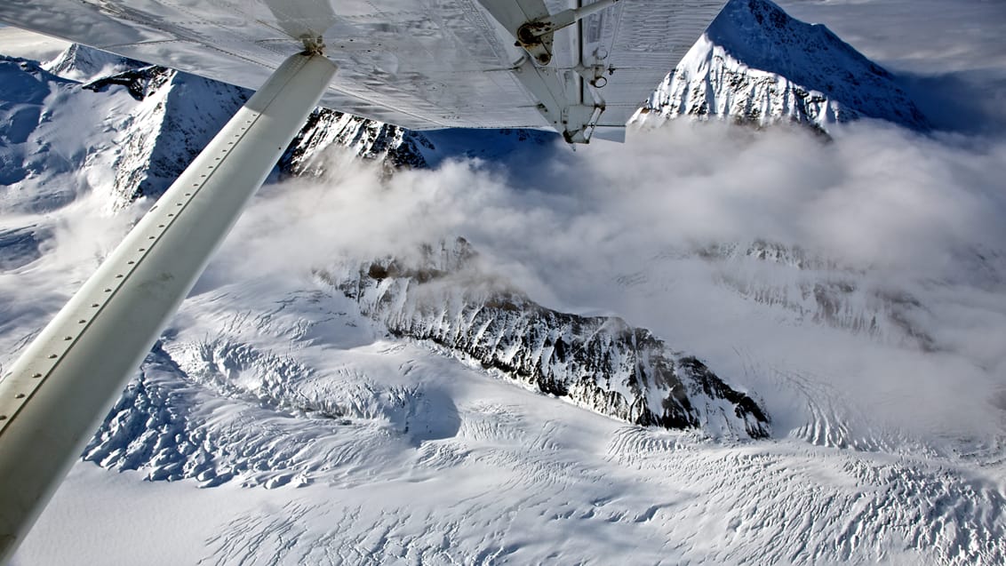 Scenic flight over Denali National Park
