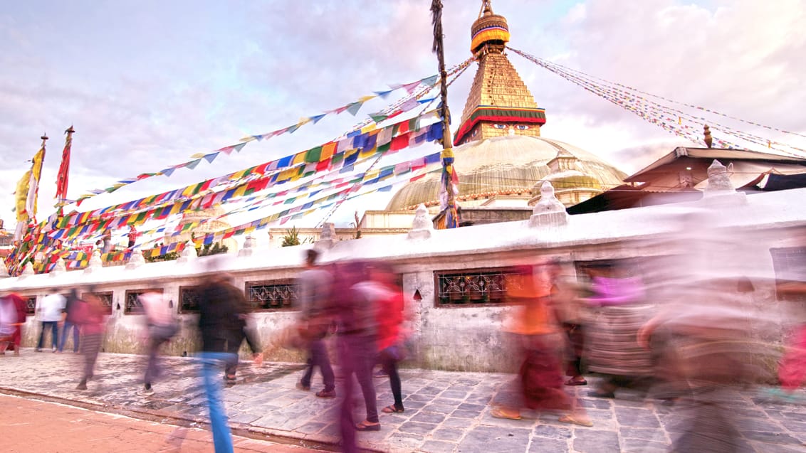 Boudhanath stupaen i Kathmandu