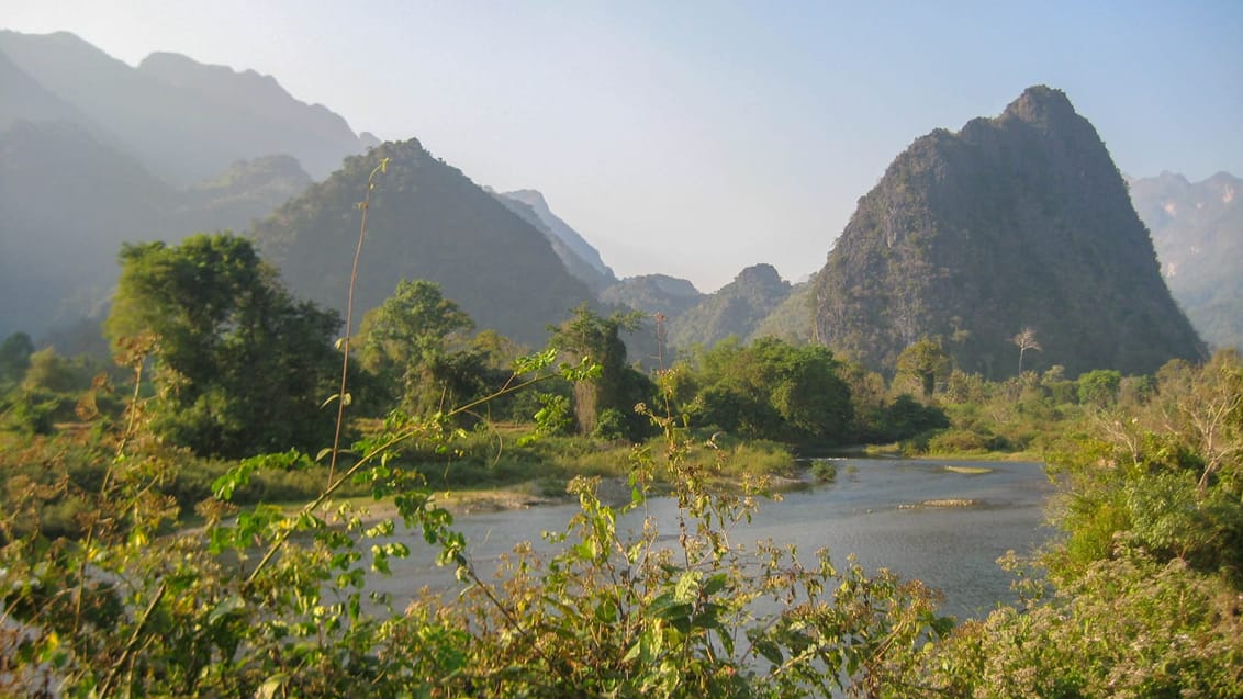 Vang Vieng i Laos