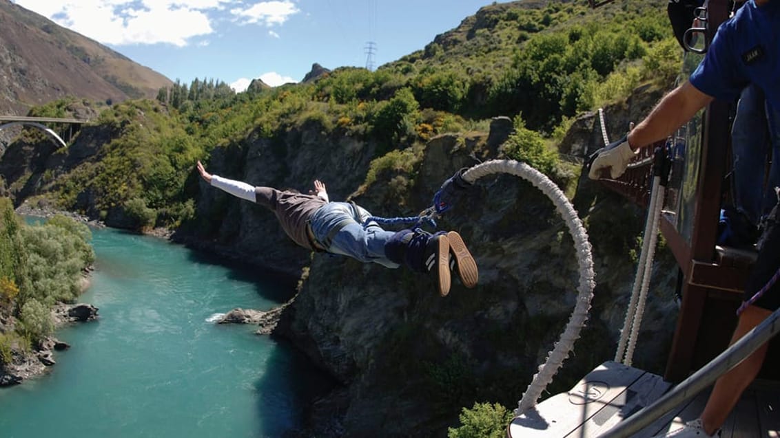 Bungy Jump, Queenstown, New Zealand