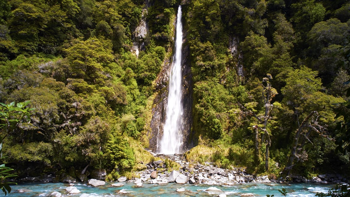 Thunder Creek Falls, Haast Pass, New Zealand