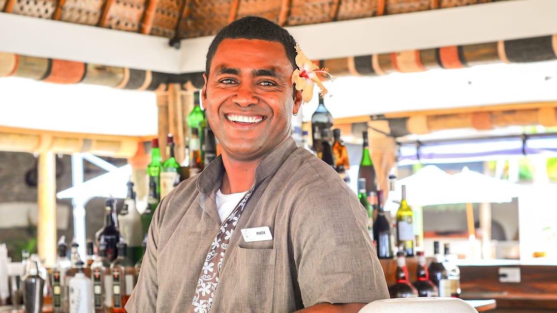 Der venter god mad og kølige drinks på Fijis bountyøer