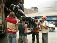 På motorcykel i Nepal, Asien