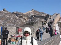 Vinter i Beijing, Kina, Asien