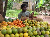 Frugtmarked på Zanzibar