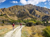 Cykling ved Queenstown, New Zealand