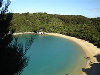 Udsigt over Abel Tasman, New Zealand