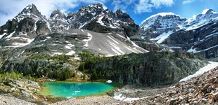 Llake Oesa trail i Yoho National Park