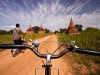 Cykel i Bagan, Myanmar