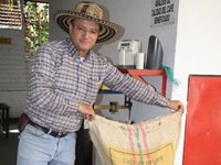 Kaffebonde i Colombia