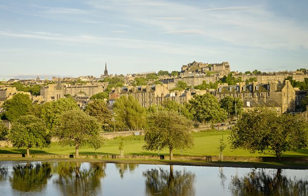 Udsigten over Edinburgh Skotland