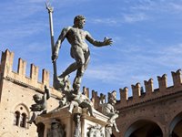 Statue af Neptun på Piazza del Nettuno, Bologna