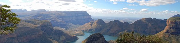 Blyde river canyon, Panorama Route, Sydafrika Blyde river canyon, Panorama Route, Sydafrika