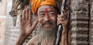 Helligmand i Kathmandu, Nepal