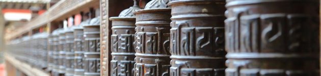 Du finder buddhistiske bedemøller mange steder i Nepal Du finder buddhistiske bedemøller mange steder i Nepal