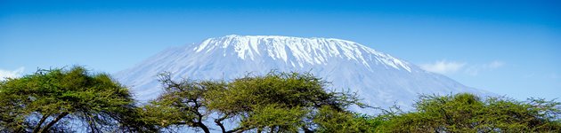 Mt. Kilimanjaro fra afstand Mt. Kilimanjaro fra afstand
