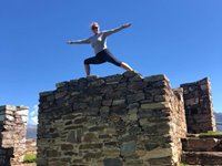 Michelle Hviid på trekkingtur i Peru Michelle Hviid på trekkingtur i Peru
