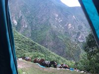 Michelle Hviid på trekkingtur i Peru