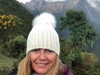 Michelle Hviid på trekkingtur i Peru Michelle Hviid på trekkingtur i Peru