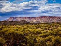Maleriske MacDonnell Ranges ved Alice Springs