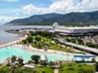 Udsigt over Cairns Esplanade og lagunen