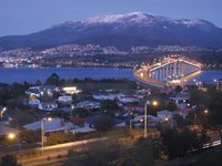 Udsigt fra Mt. Wellington, Hobart