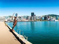 Kunst ved havnefronten i Wellington