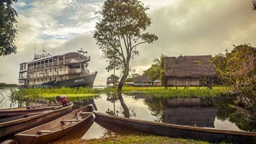 Flodbåden Amatista i Amazonas