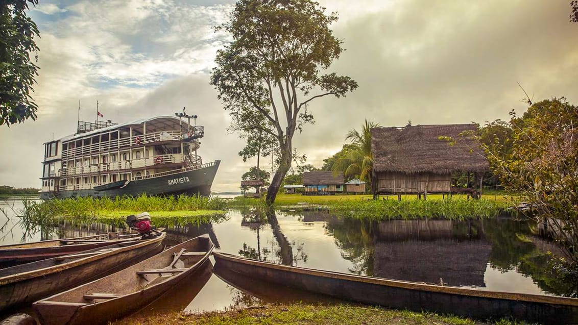 Flodbåden Amatista i Amazonas