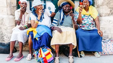 Lokale kvinder i Havana