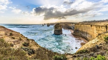 Smuk udsigt over De Tolv Apostle, ved Great Ocean Road