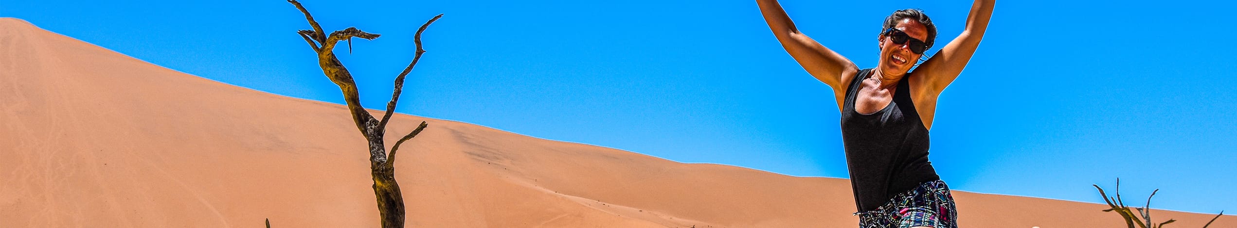 På egen hånd i Namibia