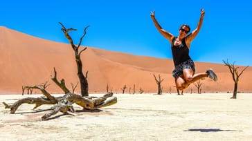 Bestig verdens højeste sandklitter ved Sossusvlei