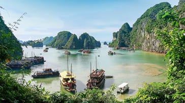 Vietnam, Cambodja og Thailand