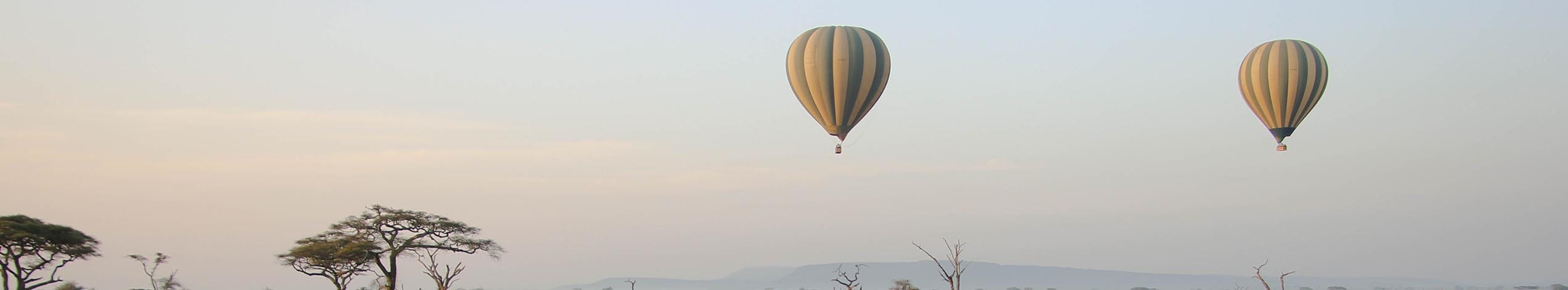 Ballonsafari over Serengetisletten