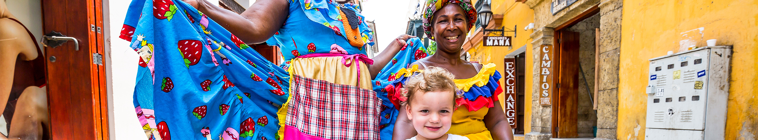 Med familien på eventyr i Colombia