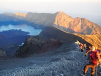 Turen til toppen af Mount Rinjani Turen til toppen af Mount Rinjani